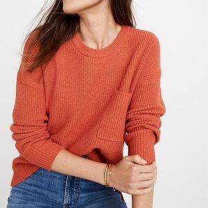 Madewell Women's Orange Sweater